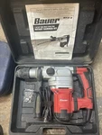 Bauer 1-9/16" Sds Max-type Pro Rotary Hammer Kit 1643E-B With Case. Fixed Price $80.00.