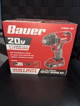 Bauer 20V 1/4" Hex Compact Impact Driver Kit W/ Battery & Charger *new Sealed*. Fixed Price $80.00.