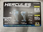 Hercules HCB111-K 20V Brushless Cordless Hammer Drill Impact Driver Kit New. Fixed Price $199.89.