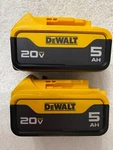 New Dewalt 20V Max 5.0AH Lithium Batteries Li-ion DCB205-2. Fixed Price $98.89.
