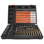 Uyecove 56PCS Spiral Screw Extractor Set Left Hand Drill Bit Easy Out Bolt. Fixed Price $122.51.