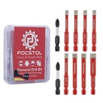 Focstol Diamond Drill Bits Set 10PCS Tile Porcelain Ceramic Hole Saw 3/16-3/8. Fixed Price $48.99.