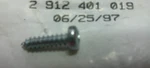 Bosch 2912401019 Screw Oem For 11524, 11222EVS, 11258VSR, 11236VS, 11200VSR. Fixed Price $12.30.