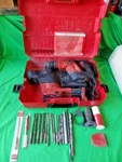 Hilti TE5 Rotary Hammer Drill + Bits Case Dust Removal Tool *works - No Returns*. Fixed Price $275.60.