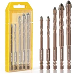 5 Pcs Masonry Drill Bit Set, Professional Carbide Concrete For .... Fixed Price $31.33.