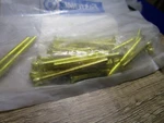 (25) #8-32 X 2" Slotted Drive Flat Head Brass Machine Screw. Fixed Price $15.00.