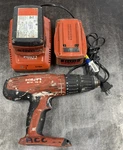 Hilti Sf 180-A 18V Cordless Drill W/ Two Batteries, Charger,. Fixed Price $125.99.