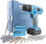 12V Cordless Drill Set 50PC Power Driver Kit With Battery And Toolbox. Fixed Price $69.64.