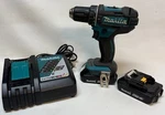 Makita Drill Driver XFD10 With (2) 2AH Batteries & Charger. Fixed Price $119.00.