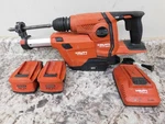 Hilti 6-A22 Rotary Hammer Drill, DRS-6-A Dust System, Batteries, Charger. Fixed Price $325.00.