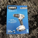 Hart HPDD02B2 20-VOLT Cordless 1/2" Drill/driver Kit 1.5AH Lithium-ion. Fixed Price $75.00.