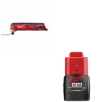 Milwaukee 2426-20+48-11-2420 M12 Oscillating Multi-tool W/ 2.0AH Battery. Fixed Price $119.00.