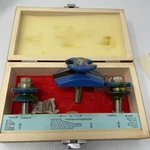 3PC 1/2" Sh 12 Raised Panel /backcutter Classical R&s Router Bit Set New. Fixed Price $35.00.