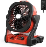 Cordless Fan For Milwaukee M18 W/ Led Light 4-SPEED Ac Adapter, Battery Operate. Fixed Price $99.98.