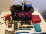 Husky Pro Tote Bag Loaded With Tools Craftsman Sockets Hammers Hitachi #2. Fixed Price $109.99.