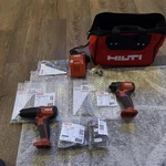 Hilti 2H-A 3/8" Hammer Drill And Sfd 2-A12 Driver Battery Charger Bag. Fixed Price $399.00.