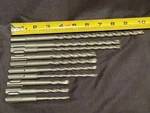 Sds+ Plus Rotary Hammer Drill Bits Concrete Masonary Set Fit Milwaukee Hilti. Fixed Price $23.95.
