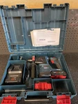 Bosch GBH18V -22N Sds-plus Bulldog 3/4IN Rotary Hammer Kit W/ (2) Batteries. Fixed Price $299.00.