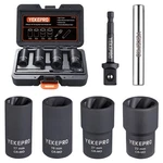 Yekepro 6PC Lug Nut Removal Tool 1/2" Drive Impact Twist Socket Set Bolt. Fixed Price $28.30.