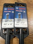 New Bosch 5/8" X 12" Sds Plus Concrete Hammer Drill Bit HC2104 Pack. Fixed Price $24.96.