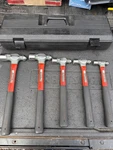 Rare Sears Craftsman Old School 5PC Fiberglass Ball Peen Hammer Set *etched* Nos. Fixed Price $299.00.
