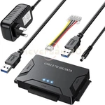 Usb 3.0 To Ide & Sata Converter External Hard Drive Adapter Kit 2.5"/3.5" Cable. Fixed Price $19.99.