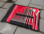 18PC Sds Plus Drill Bits Groove Gouge & Chisel Set Fit Rotary Hammer Hilti Bosch. Fixed Price $43.99.