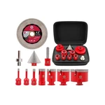 Diamond Core Drill Bit Set - 11PCS (6/8/10/25/35/50/65MM+10MM Finge... Fast Ship. Fixed Price $153.99.