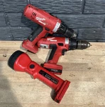 Milwaukee Power Plus 1/2" 18V 2-SPEED Drills Driver 0522-20 Qty And Work Light. Fixed Price $35.99.