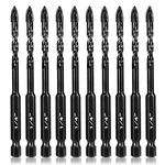 Ubesths 1/4 Inch Concrete Drill 10PCS, Masonry Set With Tungst.... Fixed Price $23.28.