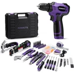 Powkits 139PCS Cordless Drill Tool 8V Li-ion Battery Power Screwdriver Set. Fixed Price $55.00.