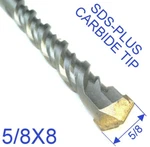 1 Pc Sds Plus 5/8"X8" Or 5/8"X6"X8" Concrete Masonry Hammer Drill Bit SCT-888. Fixed Price $9.95.