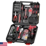 Powkits Cordless Drill Tool Set 12V Power Laser Level Battery. Fixed Price $99.73.