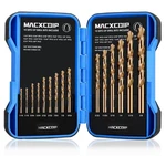 Comoware 15PCS Drill Set (1/16"-3/8"), M35 Hss Twist Bits, Jobber Leng. Fixed Price $31.90.
