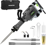 Workpro 1800W Demolition Jack Hammer 15A Heavy Duty Electric Concrete Breaker. Fixed Price $239.99.