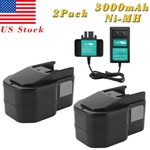 For Milwaukee 48-11-1000 0516-20 1612-20 0513-20 14.4V 3AH Ni-mh Battery/charger. Fixed Price $32.90.