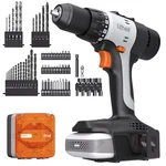 Litheli 20V Cordless Drill Driver Set, Electric Power With Variable S.... Fixed Price $83.16.