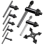 Waltool 8PCS Universal In Drill Chuck Key Wrench And 3/4" 5/8" 1/2" 3/8".... Fixed Price $21.82.