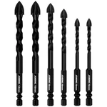 6PCS Ceramic Drill Bits, Masonry Set For Glass, Brick, Tile, .... Fixed Price $17.16.