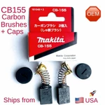 Makita CB155 181048-2 (194987-7) Oem C/brushes W/caps For HR5001C HR3851 HM1211B. Fixed Price $32.95.