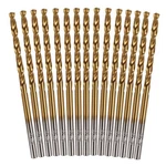 Mulwark M35 15 Piece Cobalt Drill Bit Set - Titanium Nitride Coated Metal 1/8 In. Fixed Price $11.99.