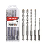 5 Piece Sds Plus Rotary Hammer Drill Bits Set, Cross-type Carbide T... Fast Ship. Fixed Price $24.39.