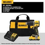 Dewalt DCD799L1 20V Max Brushless Hammer Drill/driver Kit W/battery Charger Bag. Fixed Price $200.00.