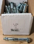 25 Hollow Anchors 1/4" Heavy Duty Drywall Molly Bolt Powers Mfg. Fixed Price $20.69.