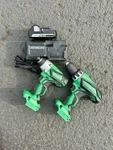2 Hitachi Drill /1 Battery Charge V Cordless WH18DGL & DS18DGL **read**. Fixed Price $75.00.