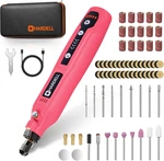 Hardell Mini Cordless Rotary Tool, 5-SPEED 3.7V Rechargeable Kit Wit. Fixed Price $38.08.