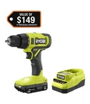 Ryobi One+ PCL206K1 18V Cordless 1/2 In. Drill/driver Kit W/ Battery & Charger. Fixed Price $43.49.