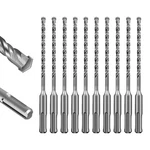 Sali Rotary Hammer Drill Bits 3/16"*6" 10 Pcs Concre.... Fixed Price $28.90.