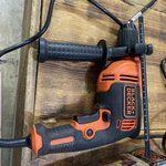 BEHD201 Black And Decker 1/2 In. Keyless 6.5-AMP Vsr Electric Hammer Drill. Fixed Price $25.00.