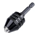 Hymnorq Keyless Aluminum Alloy Black Mini 3-JAW Drill Chuck Screwdriver Adapter. Fixed Price $14.69.